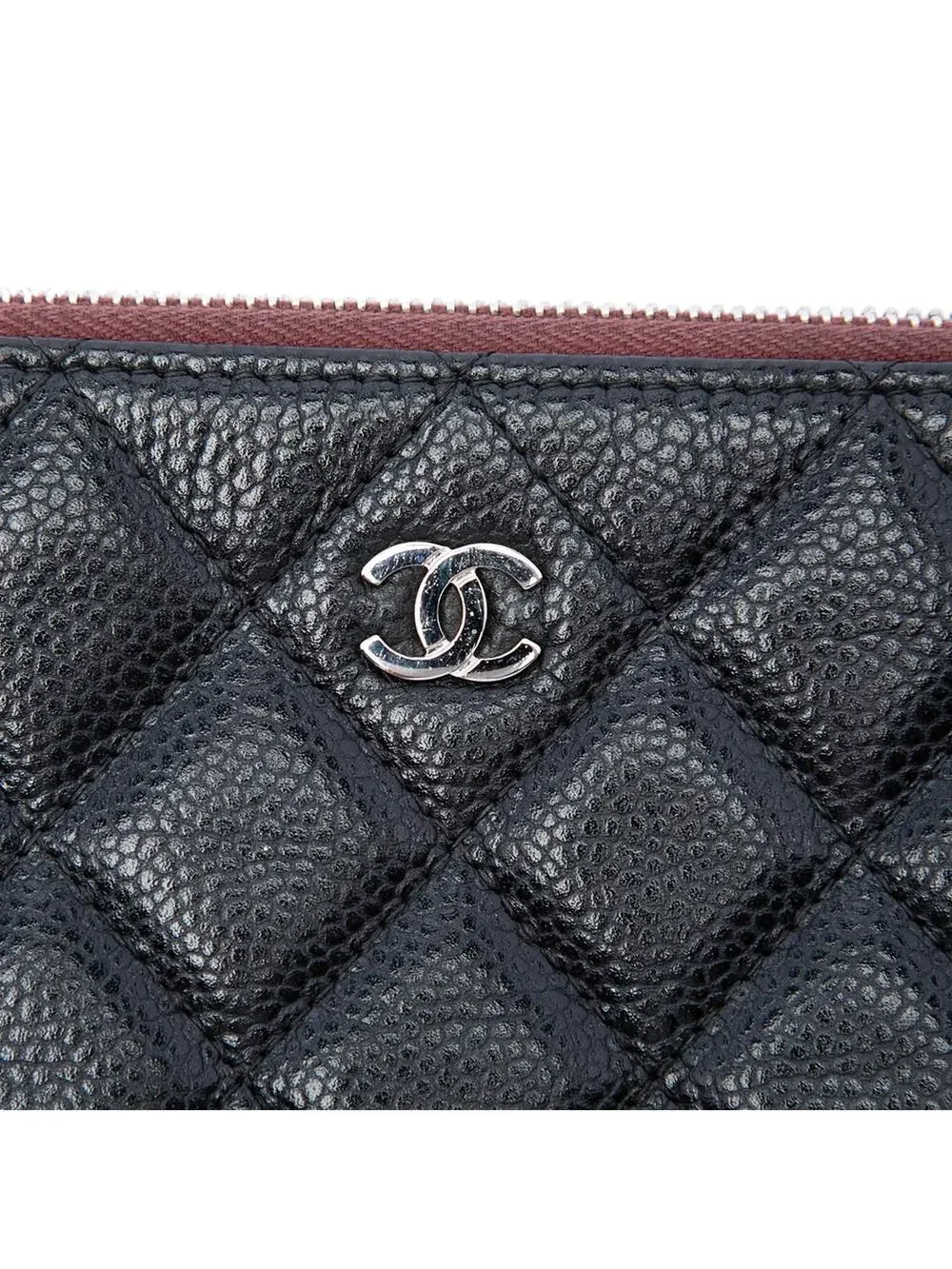 Chanel Large Quilted Caviar O Case #329944C10B